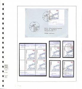 Germany #1948 VFU stamps + MNH & FDC music festival