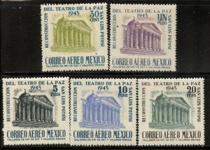 Mexico # C148-52, Mint Never Hinge.