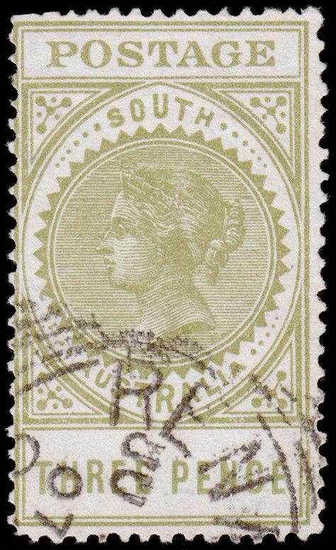 South Australia Scott 121a (1902) Used F-VF, CV $32.75 M