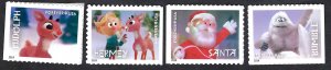 United States #4946-49 Forever (49¢) Christmas. (2014) 4 booklet singles. MNH