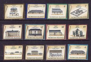 Norfolk Is.-Sc#156//171-Unused NH 3/4 of set-Definitives-1973-5-