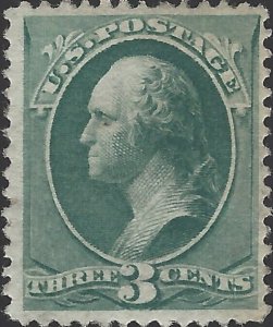 US Scott #207 MNH OG VF 3 Cent 1881 George Washington Stamp