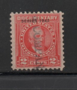 Scott #   R337    used  2 cent 1942 single