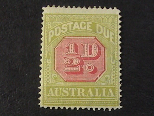 AUSTRALIA # J50-MINT/HINGED--YELLOWISH SHADE---POSTAGE DUE---1923