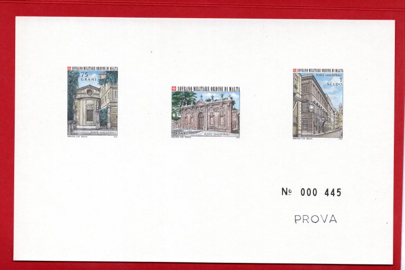 SMOM 1976 Order Seats No. 116/118 series print proof