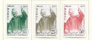 Morocco #13-15  set complete  (MLH) CV.  $7.50