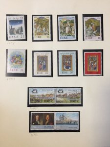 GB Channel Isl Faroes Italy Europe MNH Album Collection (Apx 850+) GM1204 
