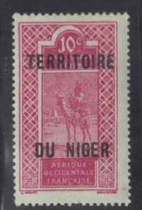 NIGER SC# 16 MH 10c 1921-26 OVERPRINT