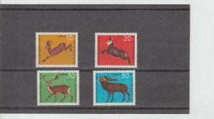 Germany  Scott#  9NB37-9NB40  MH  (1966 Animals)