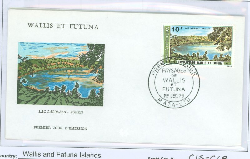 Wallis & Futuna Islands C65-C68 FDC