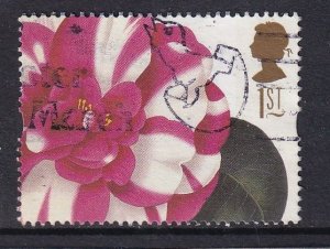 Great Britain  #1715  used  1997  Camellia 1st