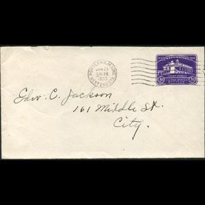 U.S.A. 1932 - Stamped cover-U526 Used