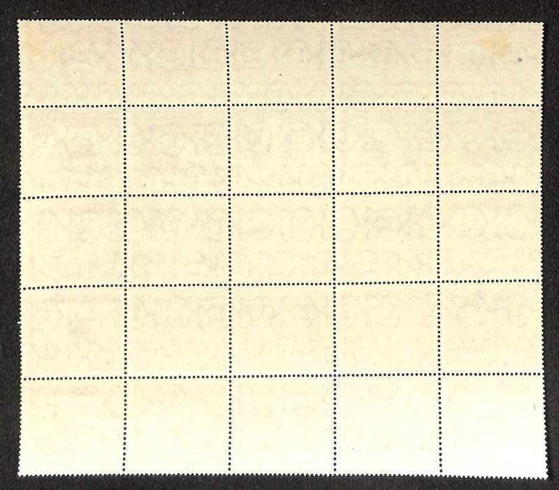 Chile Postage Stamp, #C124 Sheet Mint NH, 1948 Animals, Butterfly, Fish, Bird