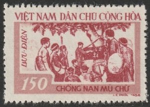 North Vietnam 1958 Sc 65 MNGAI(*)