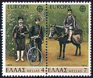 1979 Greece 1352-1353Paar Europa Cept