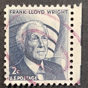 US # 1280 Used F/VF 2c Frank Lloyd Wright 1966 [B53.7.2]