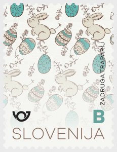 2020 Slovenia Easter -  Easter Symbols SA (Scott 1377) MNH