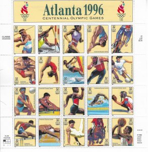 US#3068 32c Atlanta 1996 Olympic Games   (MNH) CV$14.00