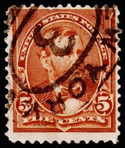 United States Scott 255 (1894) Used G-F, CV $9.00 J