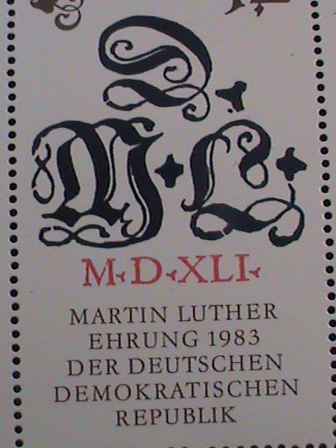 ​GERMANY DDR STAMP-1983-SC#2378- MARTIN LUTHER BIBLES  -MNH S/S SHEET VF