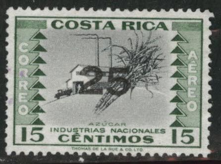 Costa Rica Scott C335 airmail from 1962 MNG