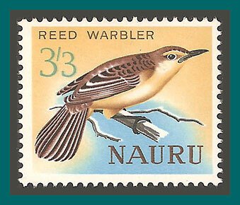 Nauru 1965 Reed Warbler Bird, MLH #56,SG64