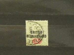 8713   Bechuanaland   Used # 34   Queen Victoria w Overprint     CV$ 5.00