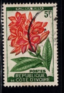 Ivory Coast Scott 183 Used Flower stamp