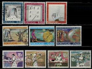 ZAYIX 1975  Portugal 1267-69, 1270-72, 1273-76 Used Geography Medical 021022-S20