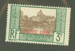 French Polynesia #128 Unused Single