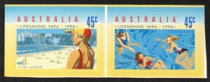 Australia Sc #1366a MNH pair