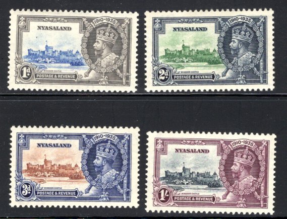 Nyasaland Protectorate #47-50 VF, Unused  CV 39.75   ...  4630023