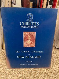 CHALON COLLECTION New Zealand - February 22, 1989 Christie's Robson Lowe Auction