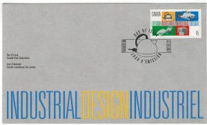 Canada 1997 FDC Stamps Scott 1654 Industrial Design Furniture Snowmobile