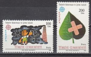 Turkey Scott 2345-2346 Mint NH (Catalog Value $29.00)