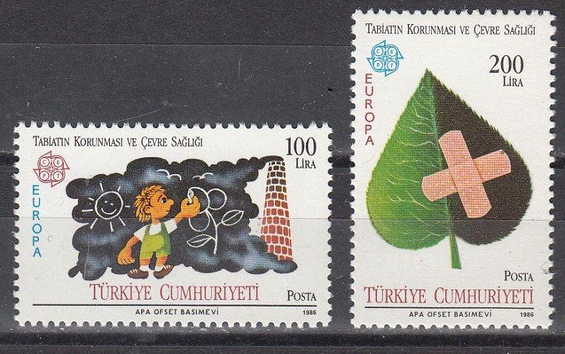 Turkey Scott 2345-2346 Mint NH (Catalog Value $29.00)