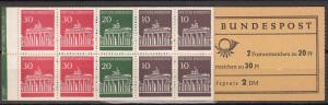 Germany - 1967 Booklet pane Mi# 17 - MNH - (230)