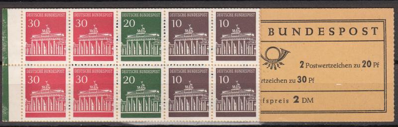 Germany - 1967 Booklet pane Mi# 17 - MNH - (230)