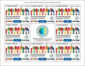 St Thomas - 2020 Family Remittances Zone 1 - 8 Stamp Sheet - ST200532c2