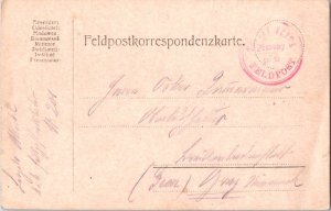 Austria Soldier's Free Mail c1916 Feldpost 201 Possony Feldpostcard to Graz.