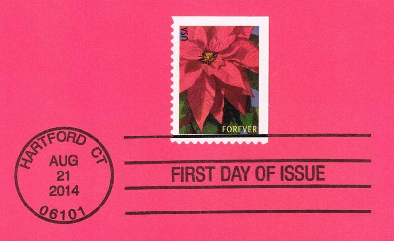 US #4816b Christmas Poinsettia USPS Souvenir Page