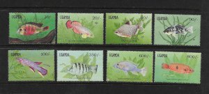 FISH - UGANDA #859-66  MNH
