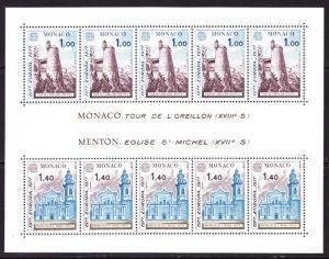 Monaco Scott 1068a   VF mint OG NH.