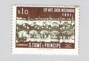 St Thomas and Prince 363 MNH Cloyster Belem 1953 (BP77218)