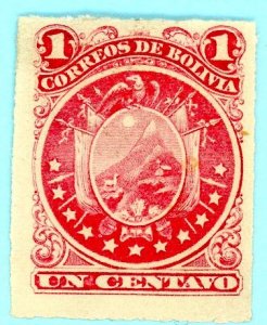 Bolivia, Scott #24, Unused, Hinged