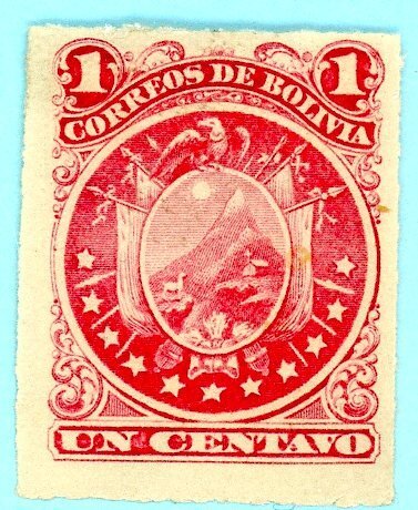 Bolivia, Scott #24, Unused, Hinged