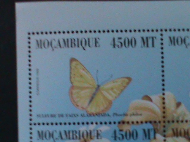 MOZAMBIQUE-COLORFUL BEAUTIFUL LOVELY BUTTERFLIES-MNH-S/S VERY FINE-LAST ONE