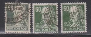 GERMANY Occupation Scott # 10N42 x 3 Used