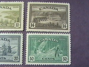 CANADA # 268-273-MINT/HINGED---COMPLETE SET---1946