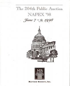 The 204th Public Auction - Napex '98, Bennett 204